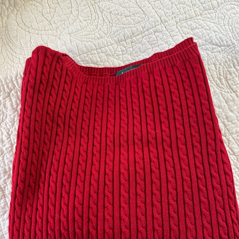 Vintage Ralf Lauren supper soft red sweater